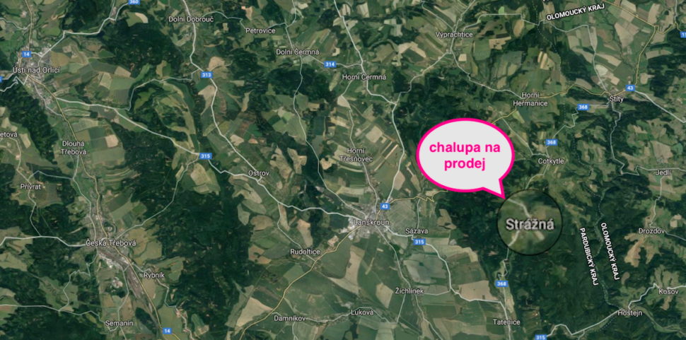 Rodinný dům Lanškrounsko - Strážná